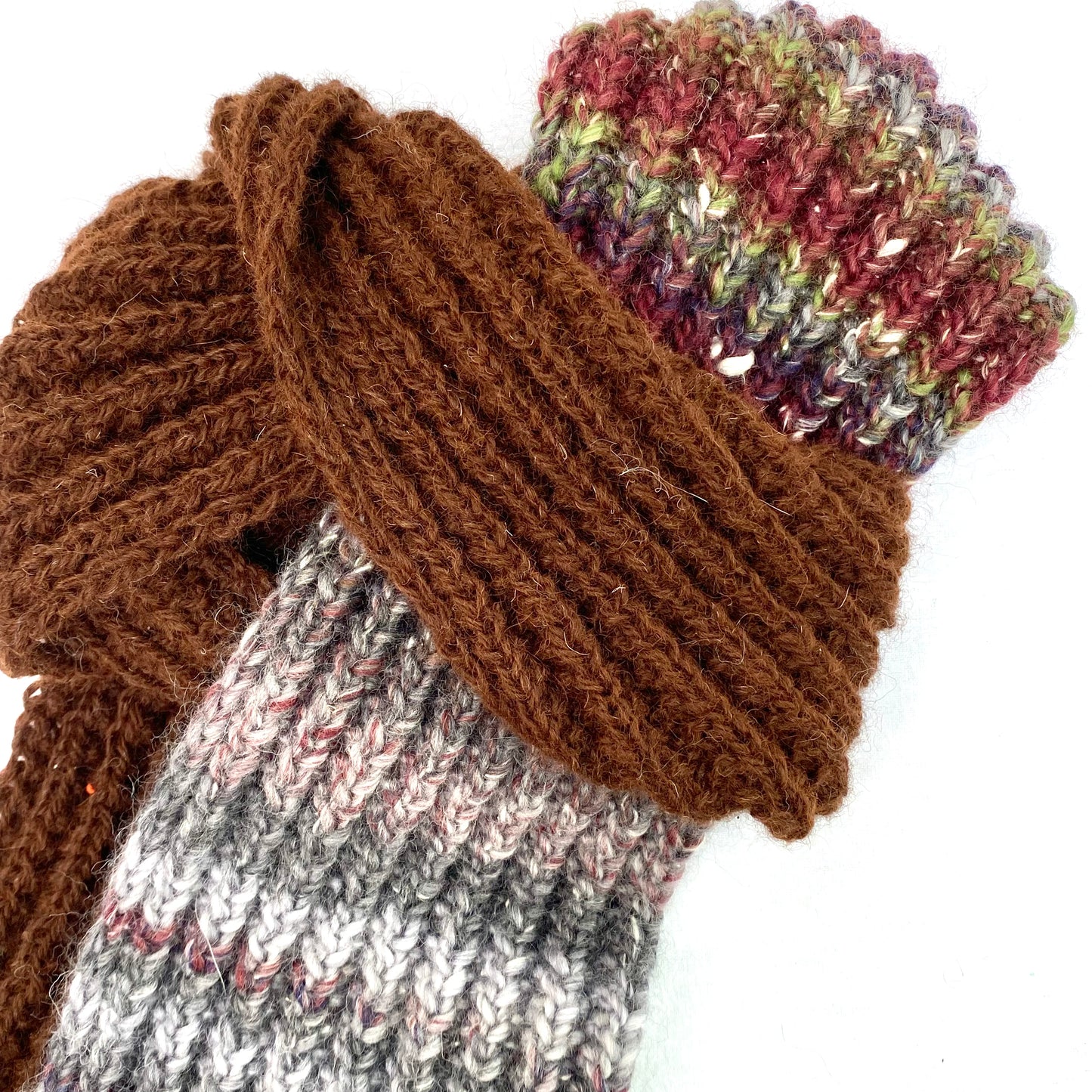 Hand-Knit Scarves