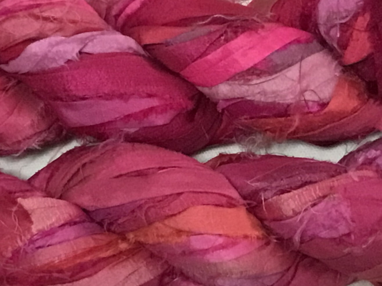 Rangeen Brights - silk sari ribbon